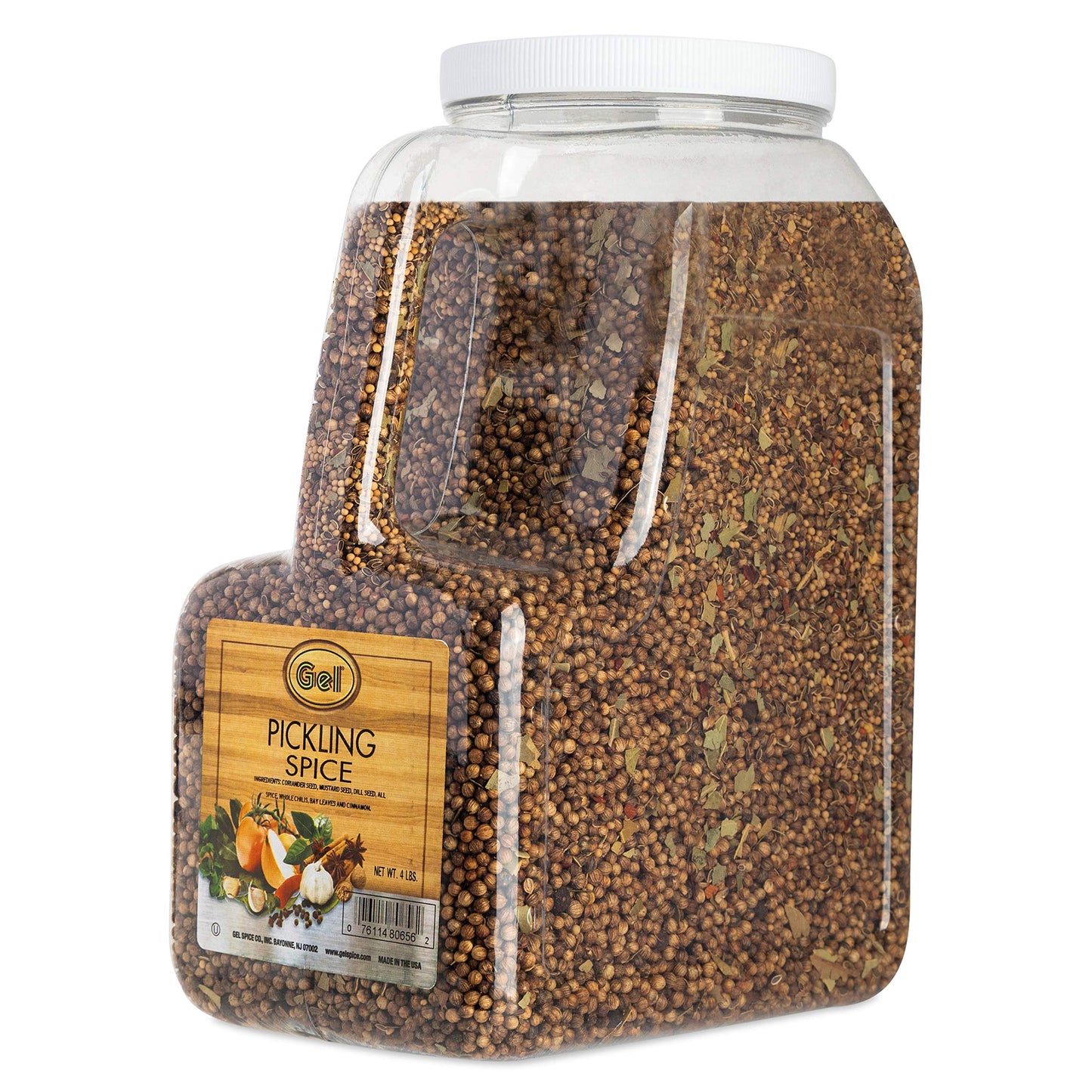 Gel Spice Bulk Authentic Pickling Spice 4 LB (64 Ounces) Kosher