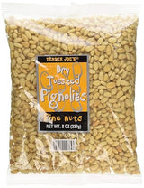 Trader Joe's Dry Toasted Pignolias - Pine Nuts 8 oz bag, 2 Pack