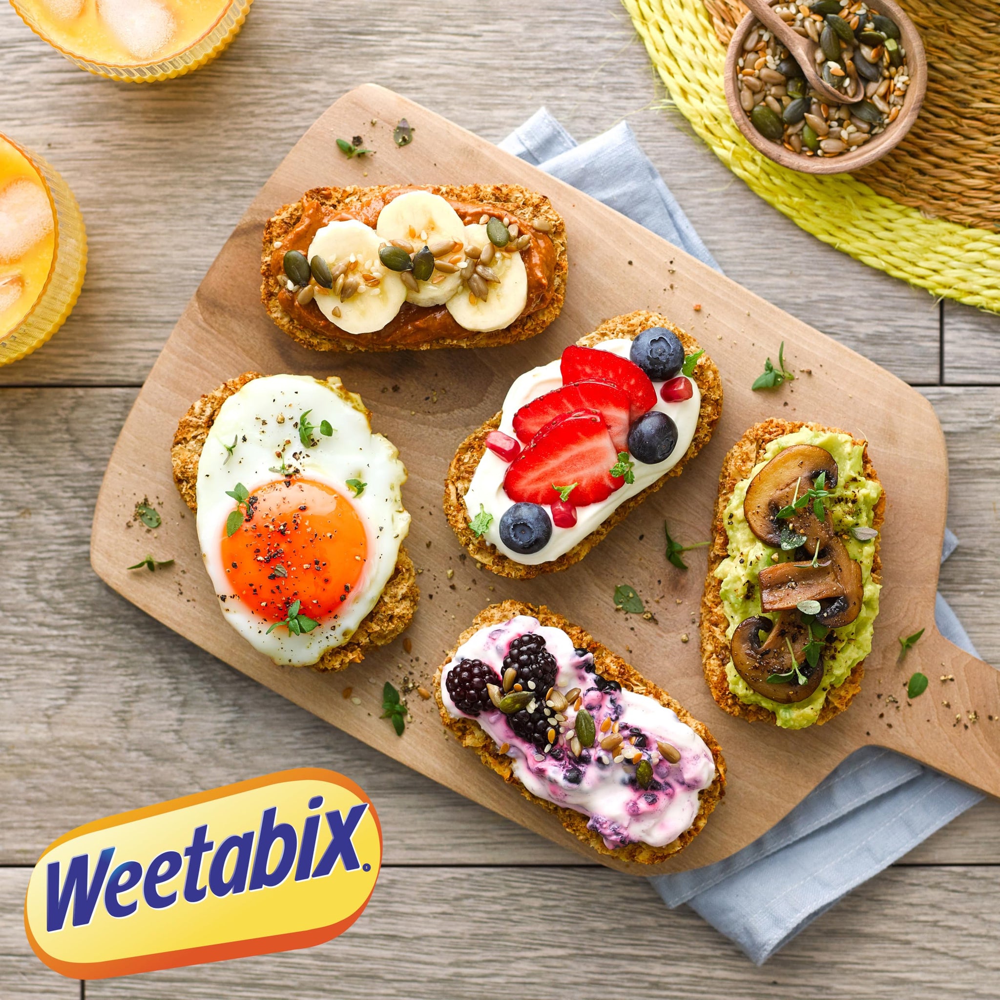 Weetabix Biscuits Whole Grain Cereal, Good Source of Fiber, Low in Fat, Heart Healthy, Vegan, Breakfast or Snack, 14 oz