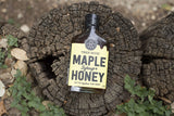 TREE HIVE Syrup - 8.5 oz Glass Bottle - Pure Maple and Raw Honey - Natural Topping for Pancakes and Waffles - Kids and Adult-Approved Taste