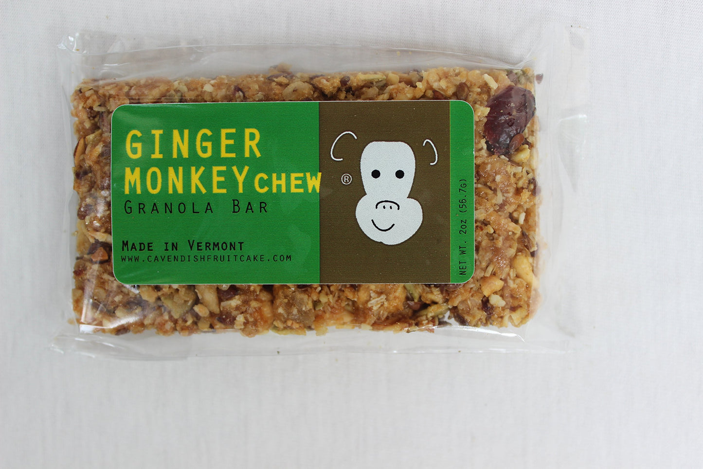 Ginger Monkeychew Granola Bar 6 pack