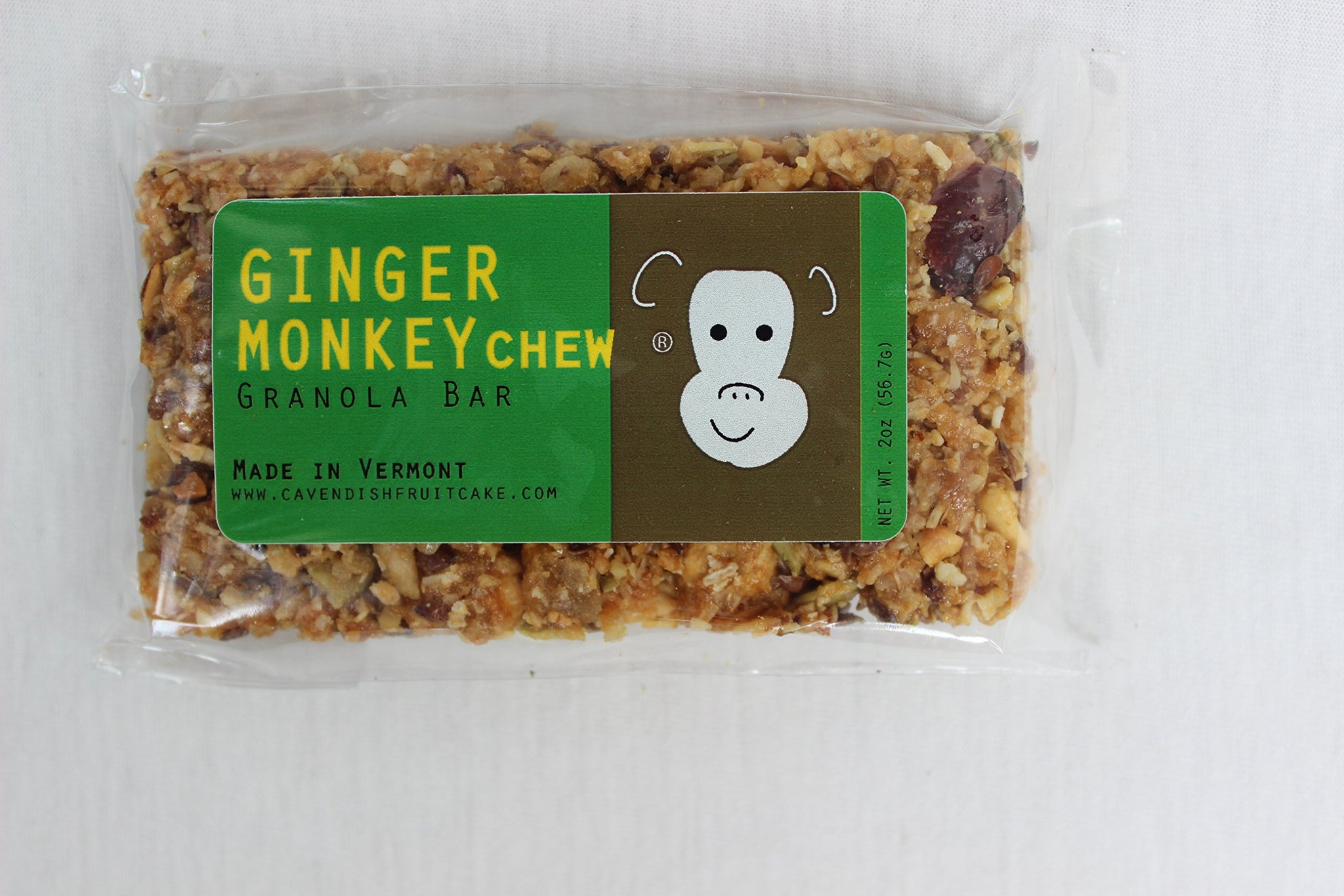 Ginger Monkeychew Granola Bar 6 pack