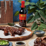 Lee Kum Kee Mushroom Flavored Dark Soy Sauce (16.9 oz - 1 Pack) | Vegan | Umami | Perfect for Drizzling, Dipping, Braising, Stir-Frying, & Marinades