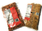 Trader Joes Nut Bundle Featuring 1 Pack of California Dry Roasted Unsalted Almonds and 1 Package of Hulled Roasted Unsalted Sunflower Seeds - A