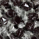 Black Licorice Flavored Taffy Chews by It's Delish, 8 Oz Bulk Bag - Individually Wrapped Gourmet Soft Fluff Taffies - Perfect Trick or Treat Candy