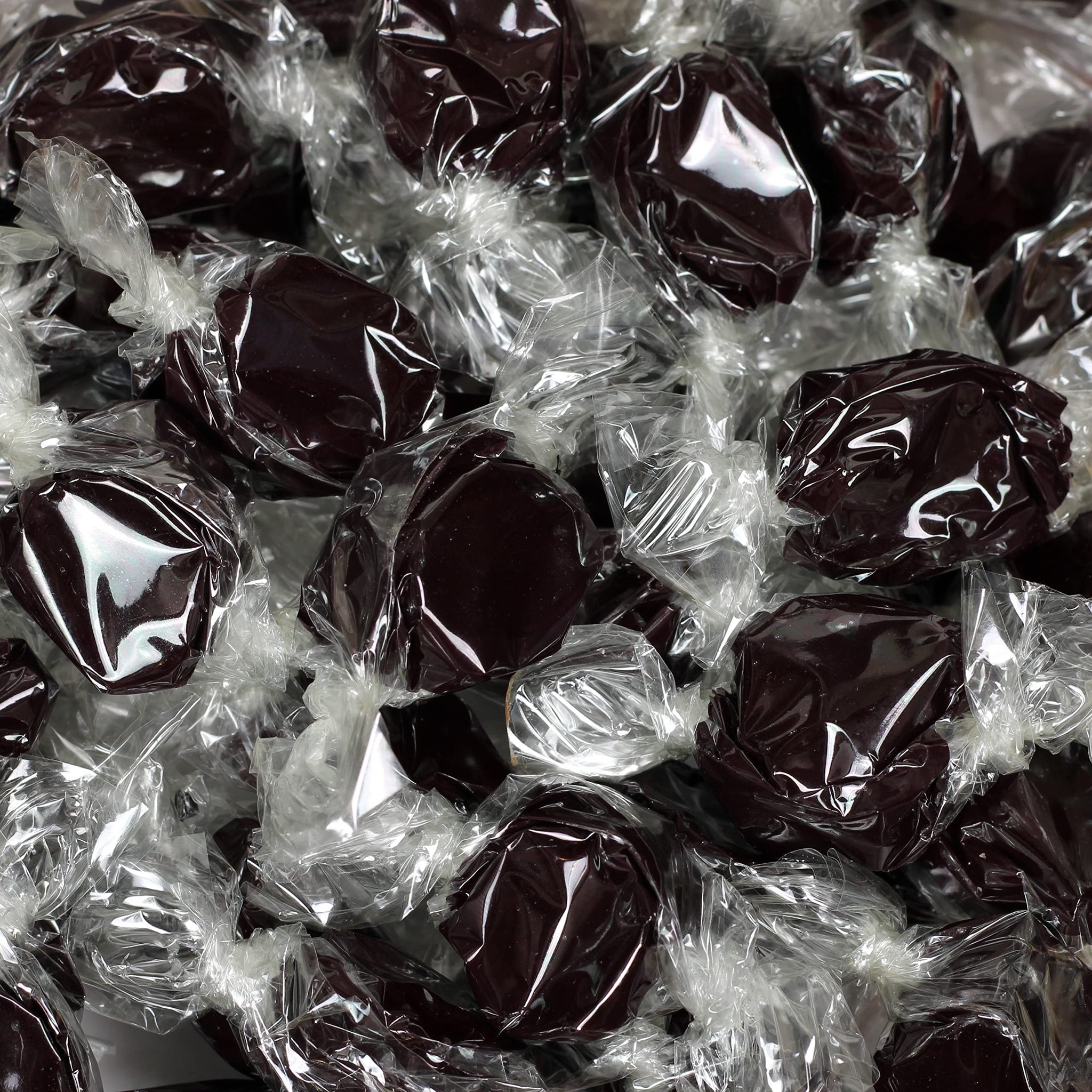 Black Licorice Flavored Taffy Chews by It's Delish, 8 Oz Bulk Bag - Individually Wrapped Gourmet Soft Fluff Taffies - Perfect Trick or Treat Candy
