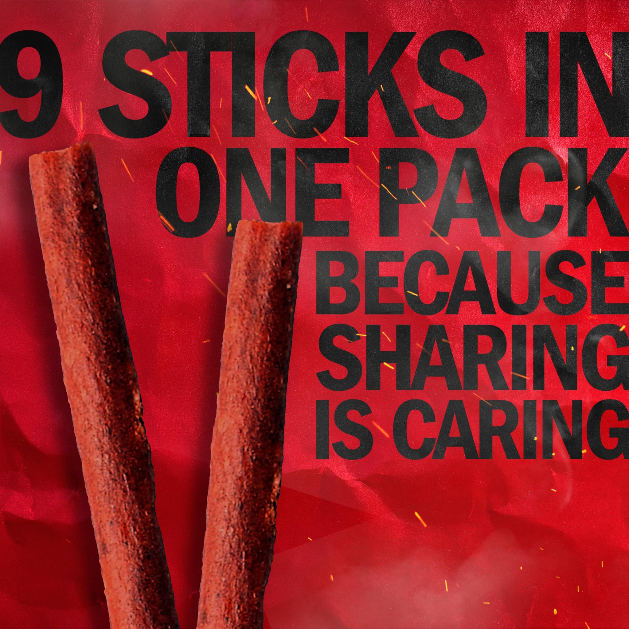 Jack Link's Beef Sticks, Original Flavor Meat Snack Stick - Protein Snack, Meat Stick, Made with 100% Beef, Keto Friendly - 7.2 Oz.