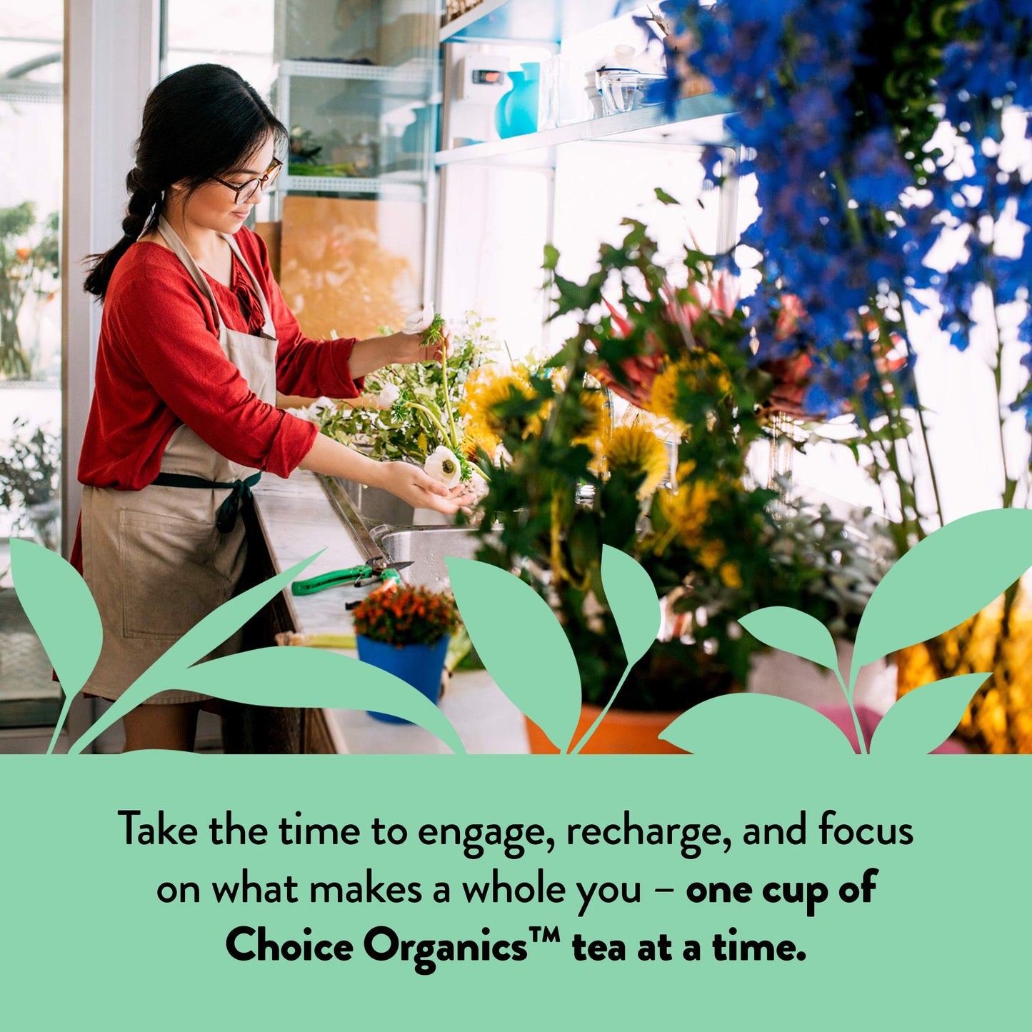 Choice Organic Teas Peppermint Tea - Compostable - Caffeine Free - 48 Organic Herbal Tea Bags (Pack of 3)