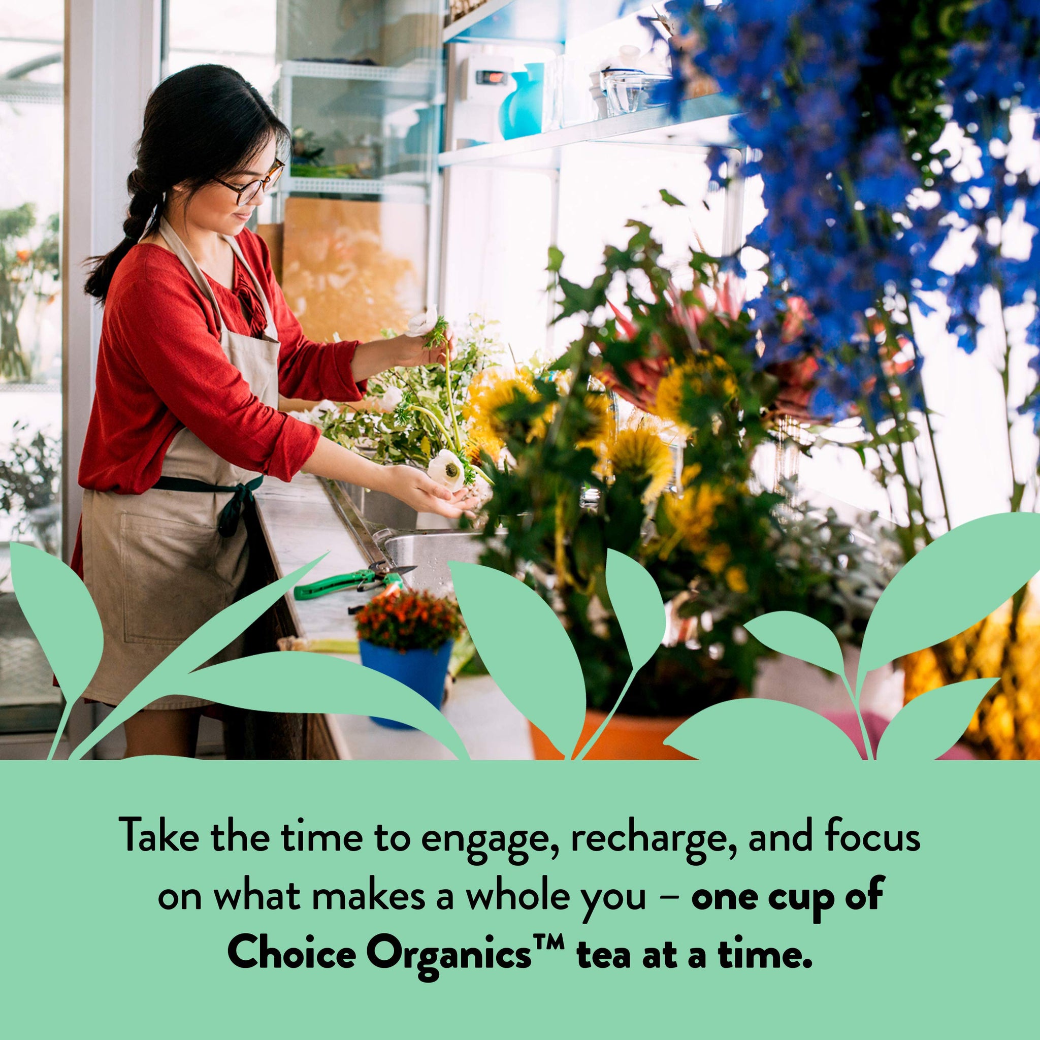 Choice Organic Teas Peppermint Tea - Compostable - Caffeine Free - 48 Organic Herbal Tea Bags (Pack of 3)