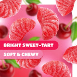 Cherry Slices Jelly Candy - 2 Pound Bulk Pack - Nostalgic Candy for Office Bowls and Holiday Buffets - Gelatin Free Soft Candies for Snacking