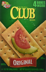 Keebler Original Club Crackers Four 13.7 oz. Boxes