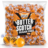 Sugar Free Butterscotch Hard Candy 1 lb. Bag - Individually Wrapped Old-Fashioned Butterscotch Candy with Smooth Buttery Flavor, Classic Nostalgic