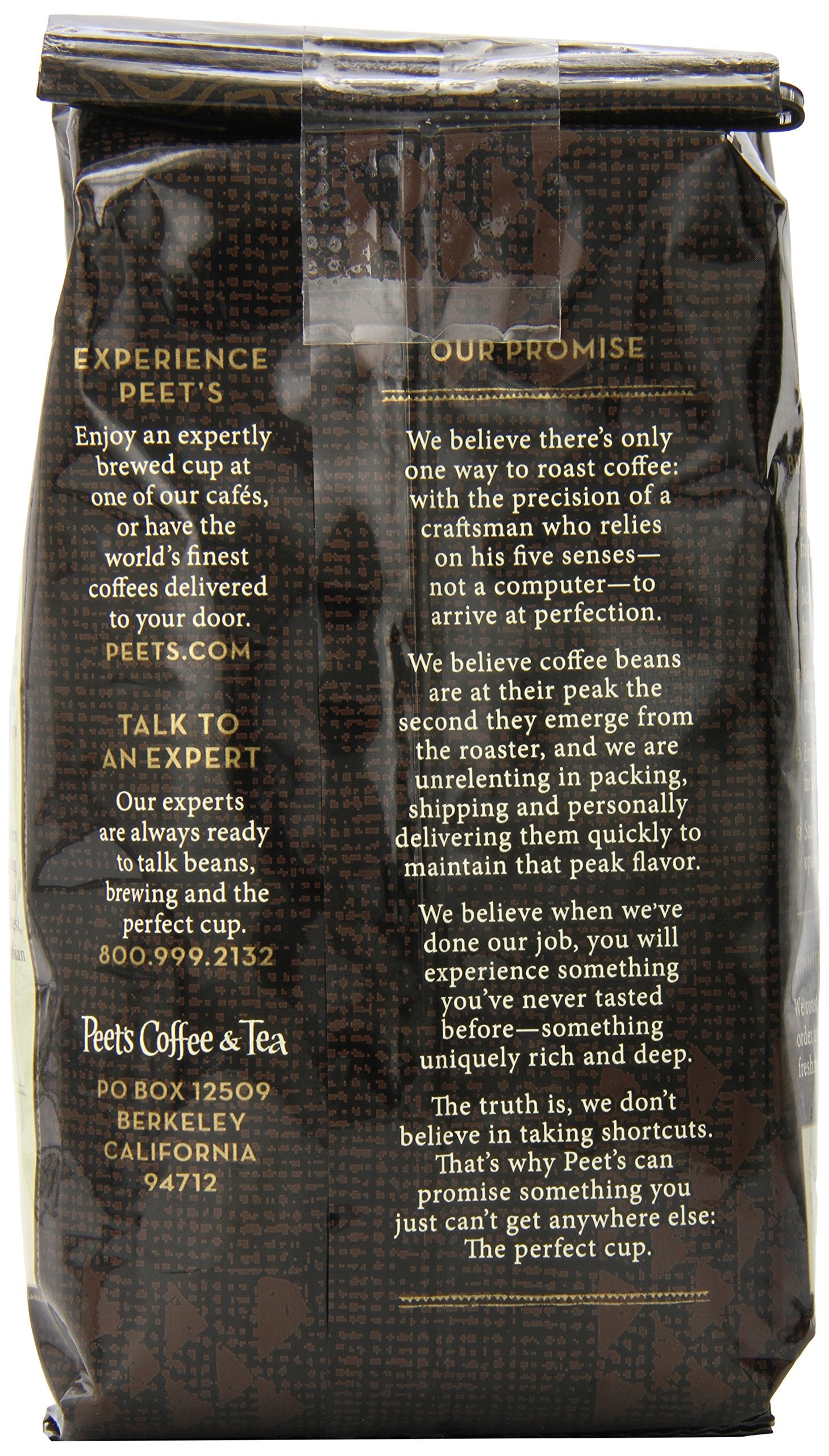 Peet's Coffee Ground Dark Roast Coffee, Colombia, 12 oz