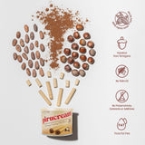Pirucream Cream Filled Rolled Wafer. Chocolate and Hazelnut Filling. Premium Chocolate. 10.59 oz / 300 gr. Pack of 6