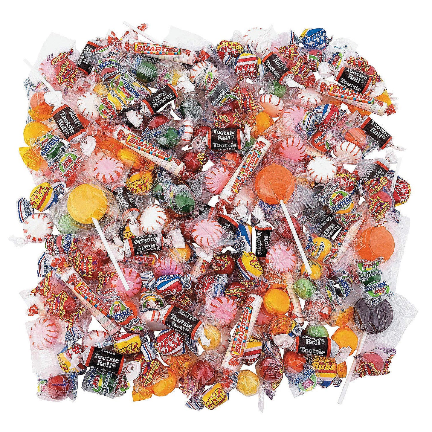 Fun Express Mixed Candy Bulk Assortment (320 Individually Wrapped Candies) Halloween And Pinata