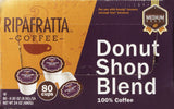Ripafratta Donut Shop Coffee Single Serve , 80 Count