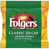 FOLGER'S Classic Roast Coffee Decaffeinated Fraction Packs, 0.9-Ounce Boxes (Pack of 92)