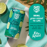 Island Oasis Nitro Infused Margarita Craft Mixer, 8.4 fl oz, pack of 4, Naturally Flavored Mocktail & Non-Alcoholic Mixer