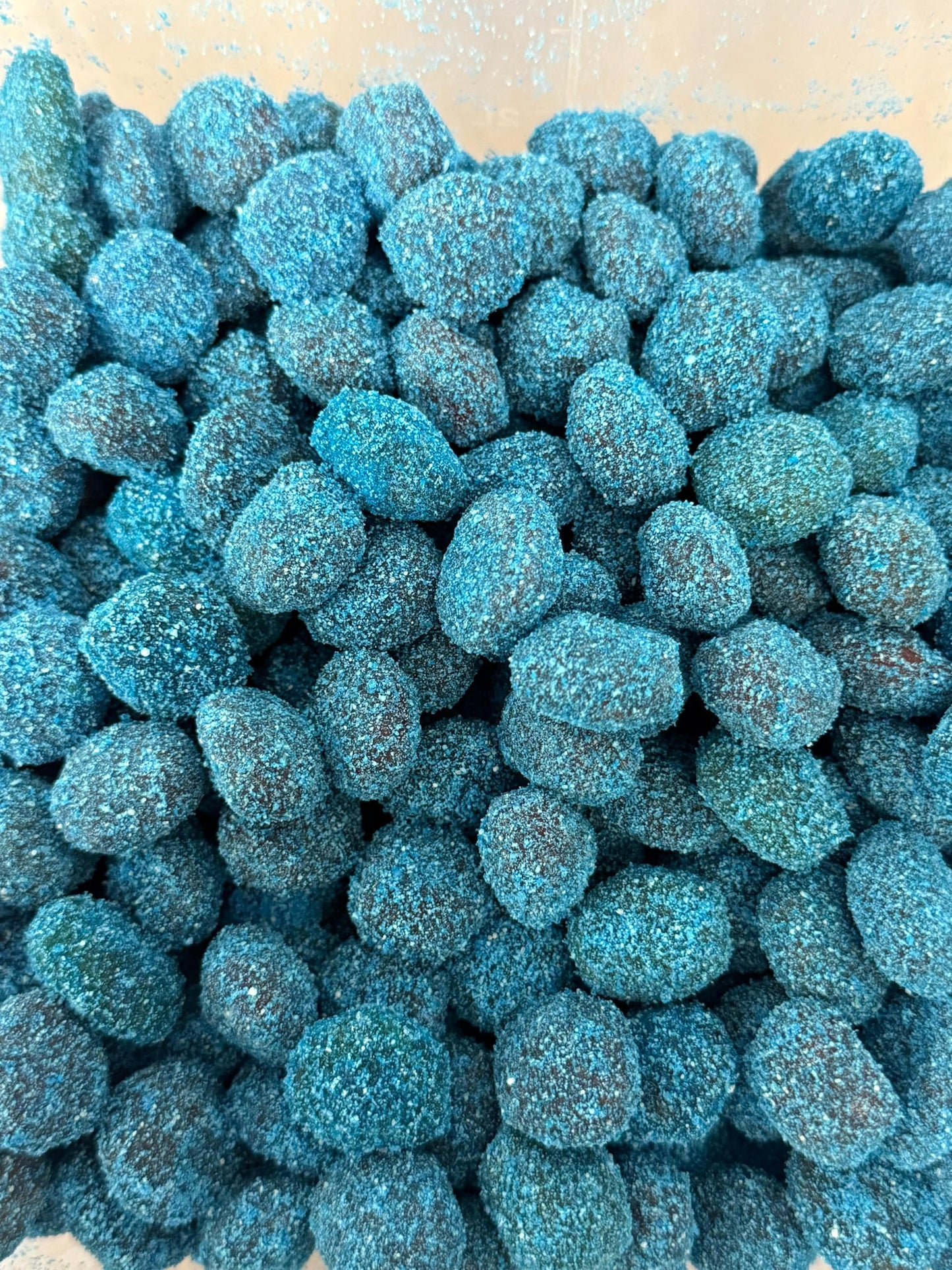 Sour Blue Raspberry Gushers, Viral Tiktok Candy Extremely Sour Gushers/Gummies (8oz)