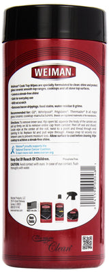 Weiman Cooktop Quick Wipes, 30 ct