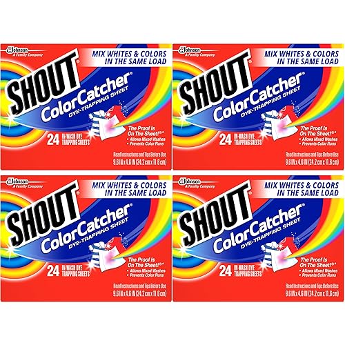 Shout Color Catcher 24Count, 4 Pack