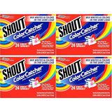 Shout Color Catcher 24Count, 4 Pack