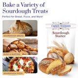 Mature Sourdough Starter Culture - 100+ Years Old Dehydrated Sourdough Starter Kit for Delicious Homemade Sourdough Bread - All-Natural and Healthy