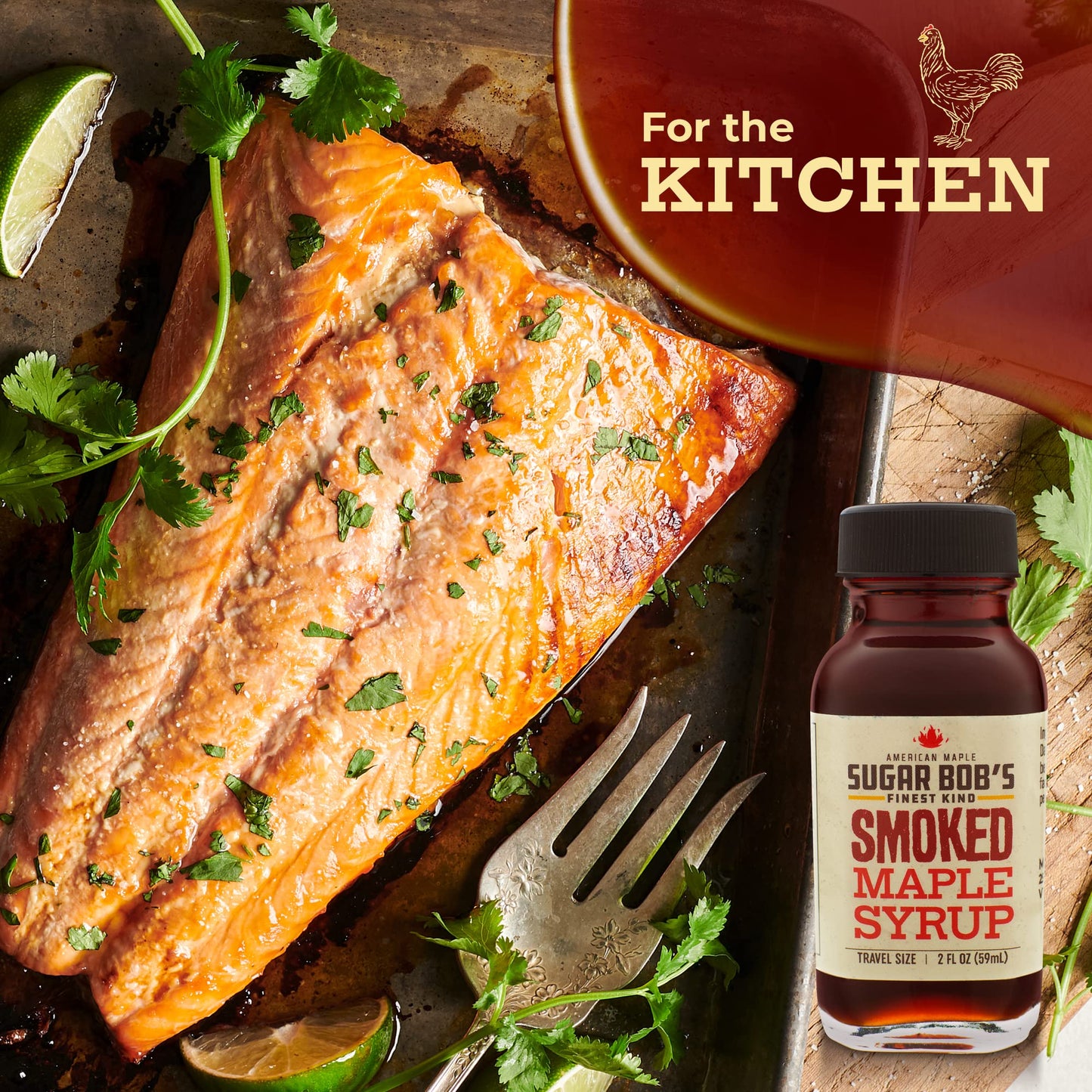 Sugar Bob's Finest Kind - Smoked Maple Syrup - Travel Size - 2 oz