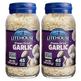 Litehouse Freeze Dried Garlic - Garlic, Substitute for Fresh Garlic & Minced Garlic, Jar Equal to 45 Garlic Cloves, Garlic Flakes, Garlic Freeze