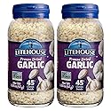 Litehouse Freeze Dried Garlic - Garlic, Substitute for Fresh Garlic & Minced Garlic, Jar Equal to 45 Garlic Cloves, Garlic Flakes, Garlic Freeze