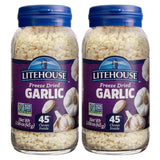 Litehouse Freeze Dried Garlic - Garlic, Substitute for Fresh Garlic & Minced Garlic, Jar Equal to 45 Garlic Cloves, Garlic Flakes, Garlic Freeze