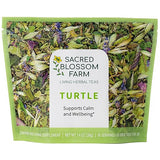 Turtle Herbal Tea | Sacred Blossom Farm | 1.4 oz Loose Leaf | Calm and Wellbeing* | Minimally Processed Wisconsin-Grown Herbal Tea & Medicinal Herbs |