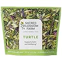 Turtle Herbal Tea | Sacred Blossom Farm | 1.4 oz Loose Leaf | Calm and Wellbeing* | Minimally Processed Wisconsin-Grown Herbal Tea & Medicinal Herbs |
