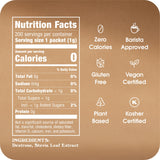Stevia In The Raw Stevia Sweetener Packets, 200 Ct Box, Zero Calorie Stevia Sugar Substitute Packets, No Erythritol or Artificial Flavors, Vegan, Gluten Free, Kosher, Low Glycemic Index