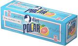 Polar Beverages Dry Juice, Diet Pink Grapefruit, 12 Fluid Ounce (Pack of 12)