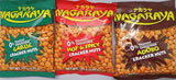 Nagaraya Cracker Nuts Variety Bundle - 2 packs of Adobo, 2 packs of Garlic, 2 packs of Hot and Spicy - Total of 6 Packs