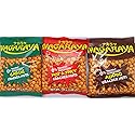 Nagaraya Cracker Nuts Variety Bundle - 2 packs of Adobo, 2 packs of Garlic, 2 packs of Hot and Spicy - Total of 6 Packs