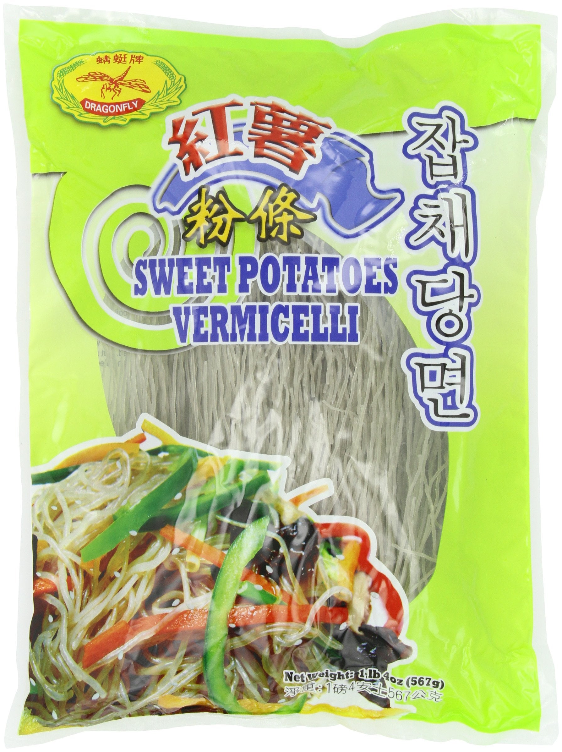 Dragonfly Sweet Potato Vermicelli, 1 lb 4 ounce (Pack of 2)