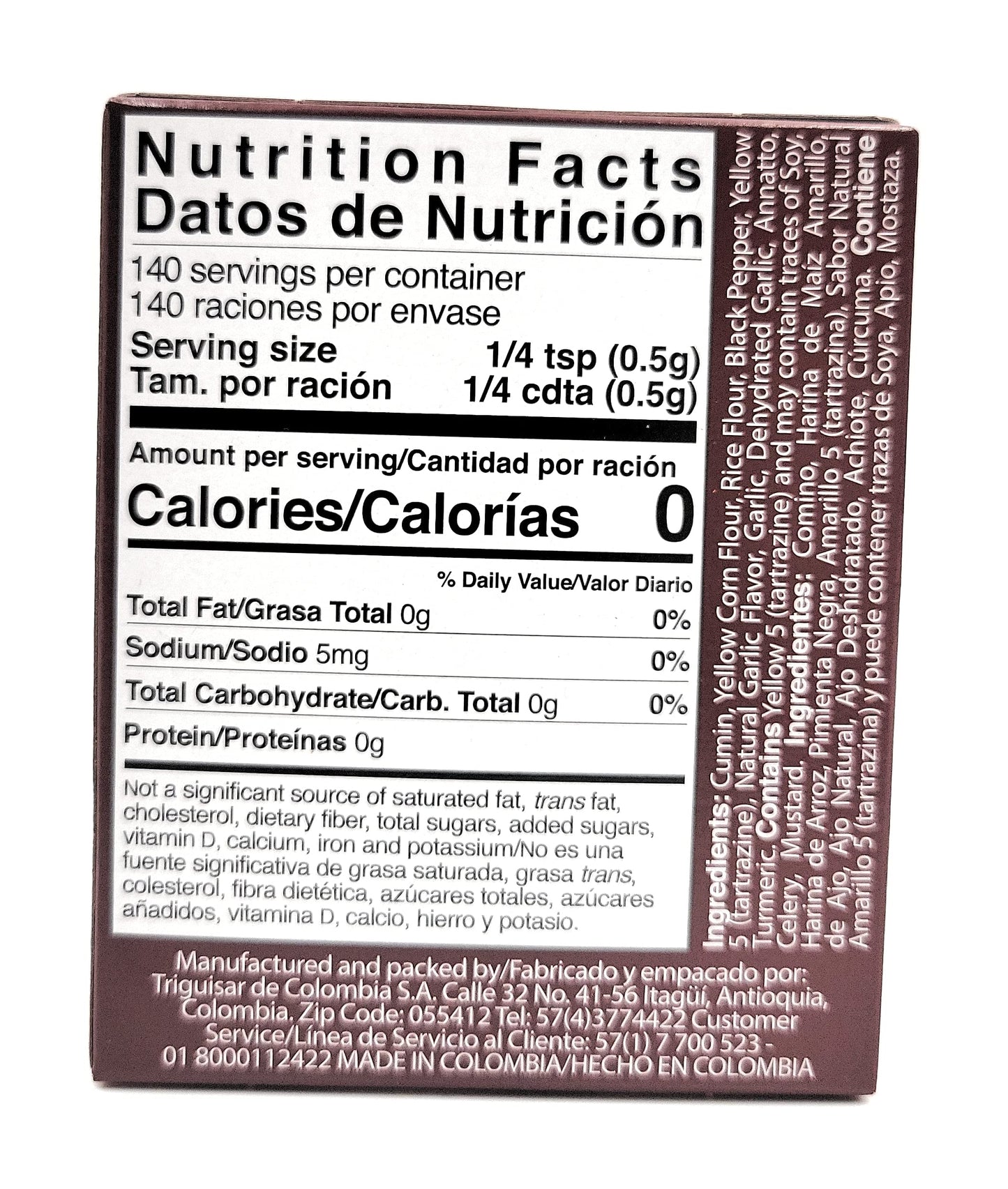Triguisar Colombian Seasoning Mix - 5 Pack
