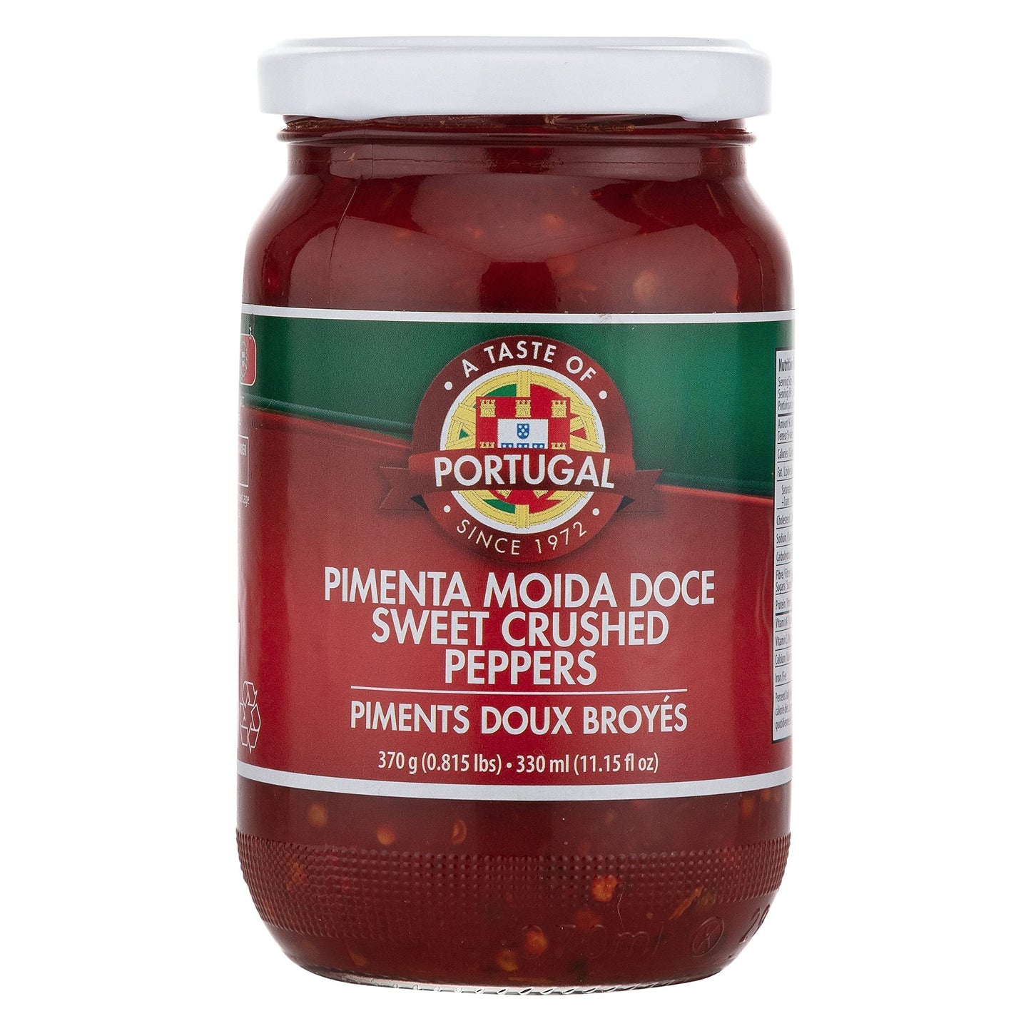 Sweet Portuguese Pepper Paste | Adds Fiery Flavors to Piri Piri Chicken, Stews & More - 370g | 13oz Jar - Authentic Product of Portugal (370g | 13oz