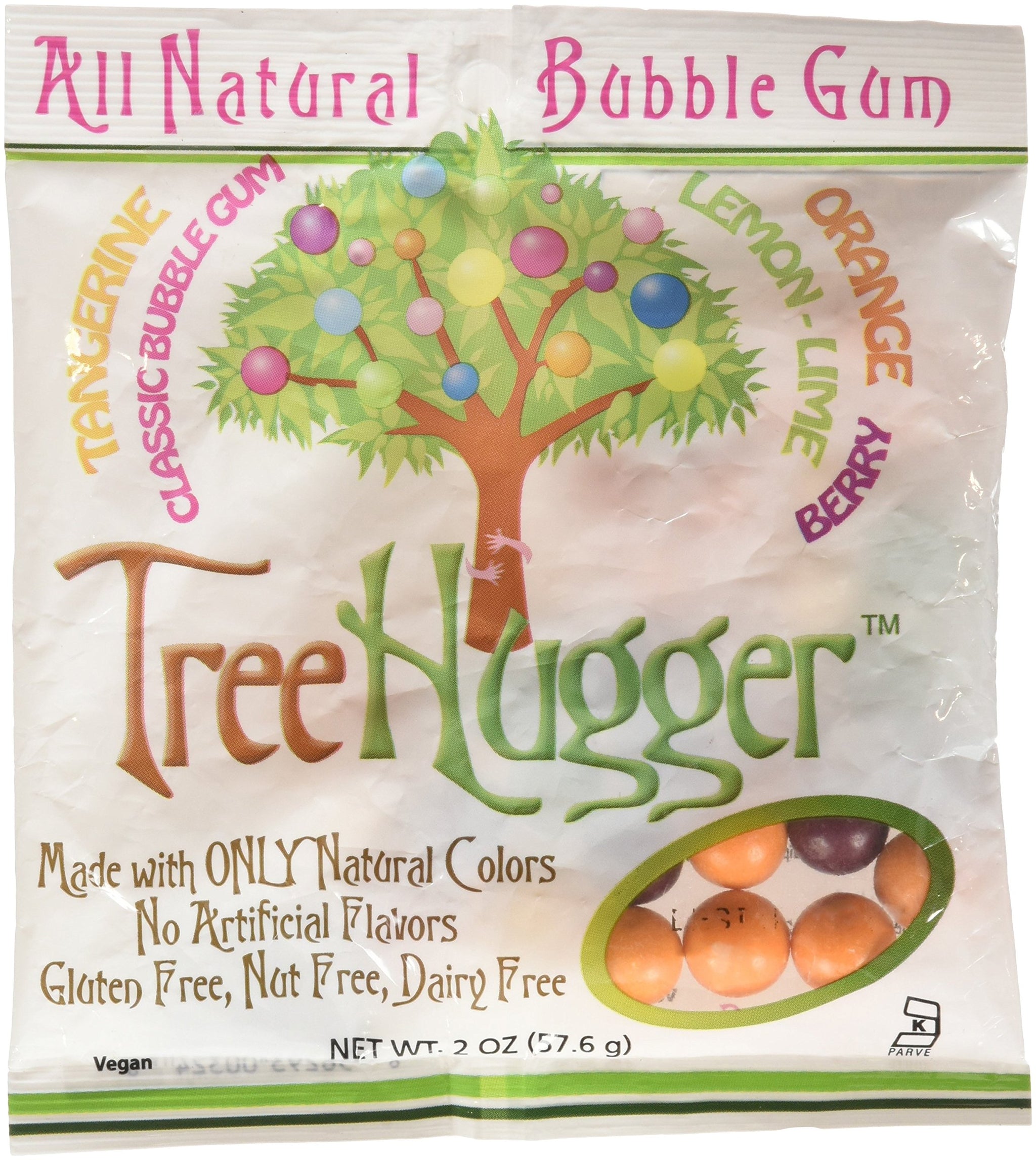 Tree Hugger Bubble Gum, Citrus Berry, 2 Ounce