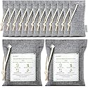 CLEVAST 14 Pack Activated Bamboo Charcoal Air Purifying Bags(2x200g, 12x50g), Natural Fresh Odor Absorber, Deodorizer and Moisture Eliminator, Air