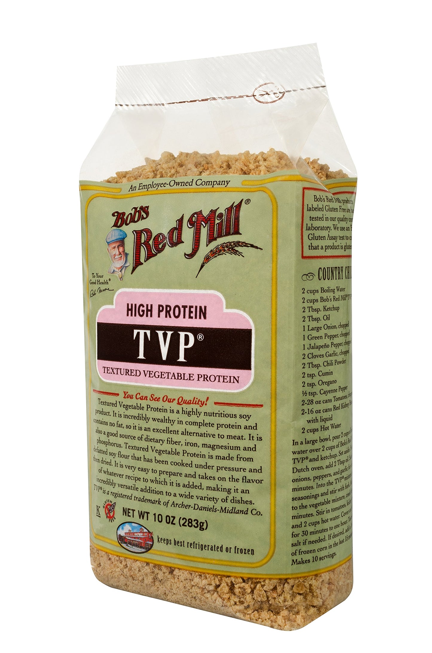 Bob's Red Mill Textured Vegetable Protein, 10 Ounce (Pack of 4)