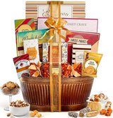 Broadway Basketeers Snacks Food Gift Basket Snack Gifts for Fathers Day, Women, Men, Families, College, Appreciation, Thank You, Congratulations