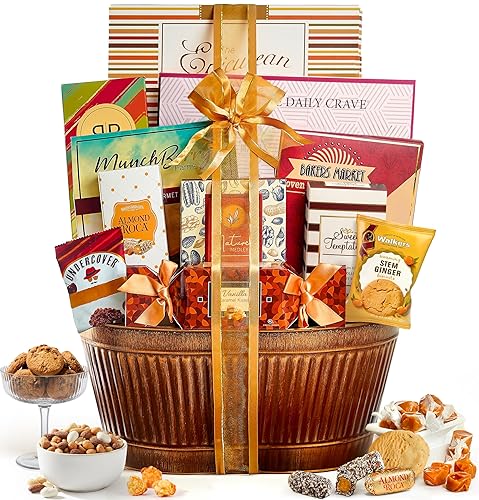 Broadway Basketeers Snacks Food Gift Basket Snack Gifts for Fathers Day, Women, Men, Families, College, Appreciation, Thank You, Congratulations