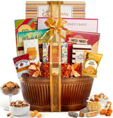 Broadway Basketeers Snacks Food Gift Basket Snack Gifts for Fathers Day, Women, Men, Families, College, Appreciation, Thank You, Congratulations