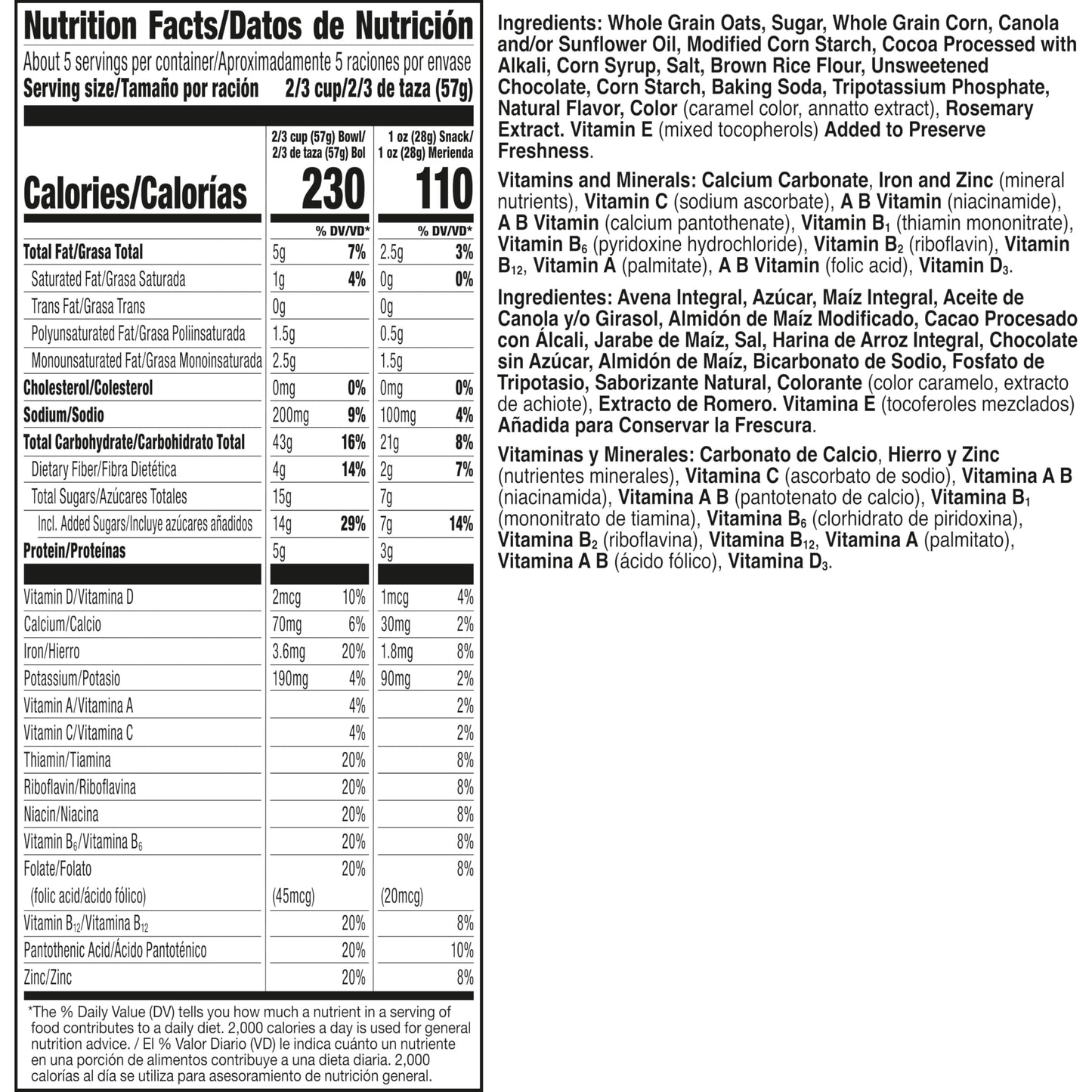 Cheerios Granola, Chocolate, Good Source of Fiber, Excellent Source of 9 Vitamins and Minerals, 10 oz
