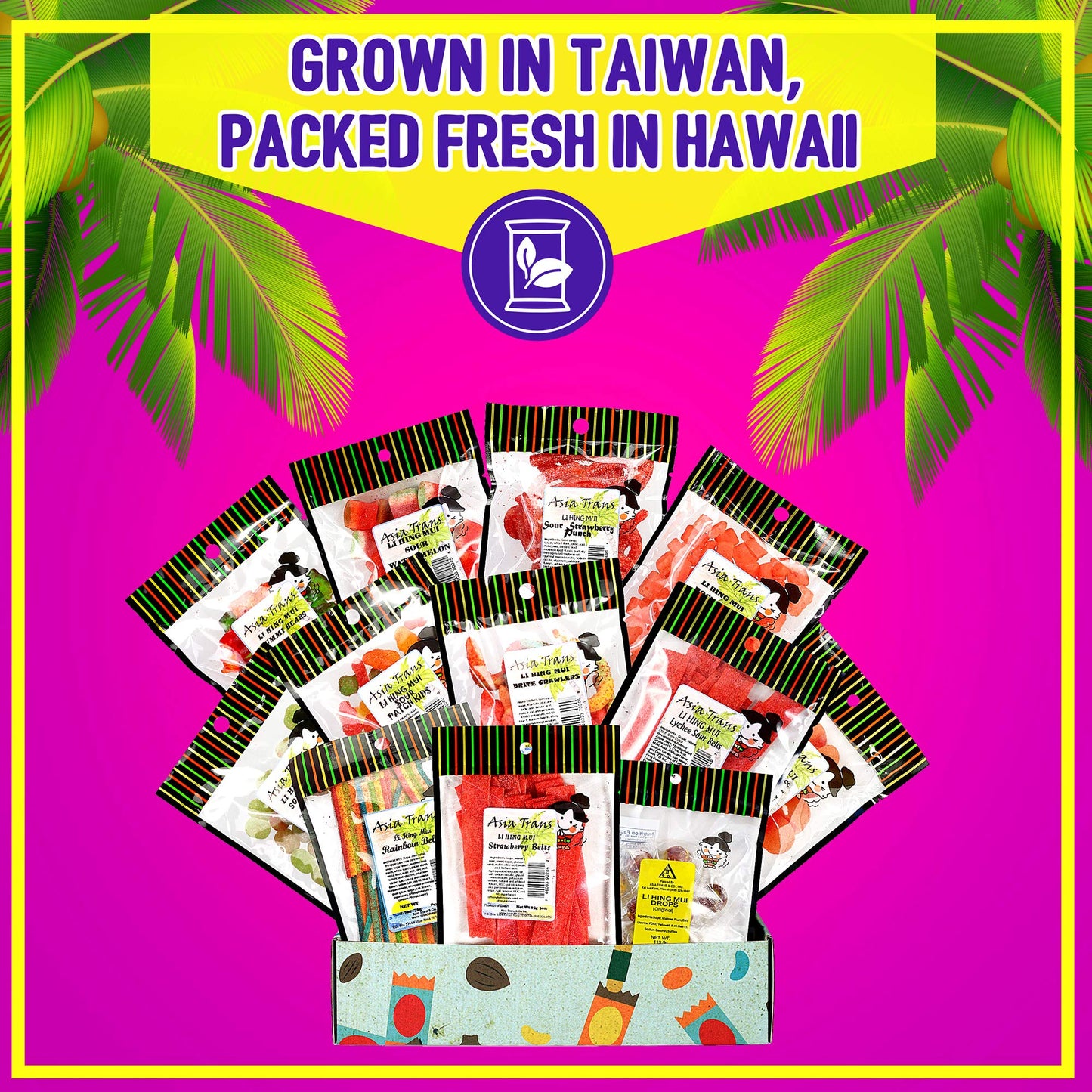 Li Hing Gummy Candy Gift Set