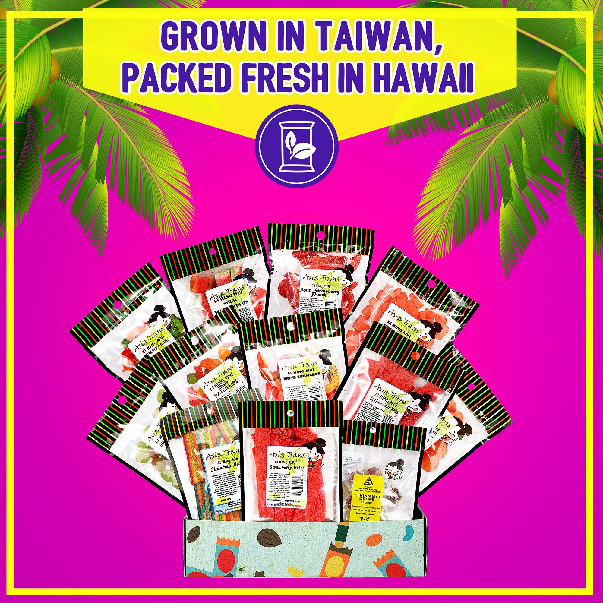Li Hing Gummy Candy Gift Set