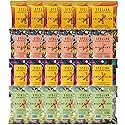 Stellar Snacks Mini Pretzel Braids, 4 Flavor Variety Pack, 1.5 Oz 24 Packs (6 Count x 4 Flavors), Gourmet Pretzel Sticks, Vegan, Kosher, Non GMO